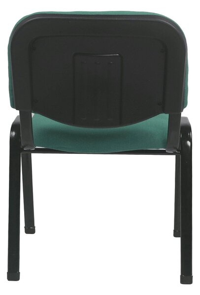 Scaun ISO 2, verde/negru, stofa, 53x55x82 cm
