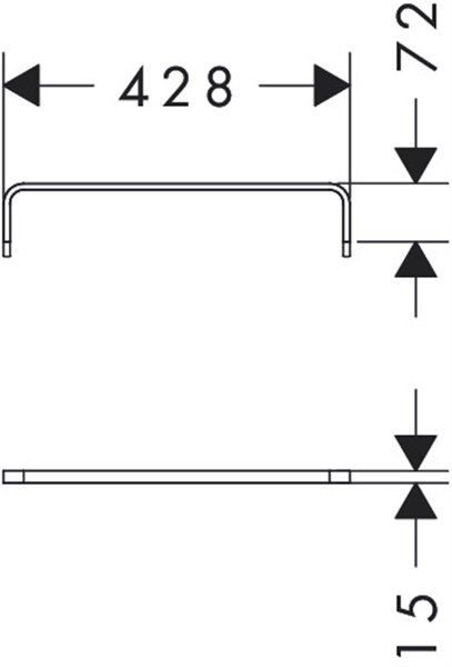 Hansgrohe Xelu Q cuier 54143000