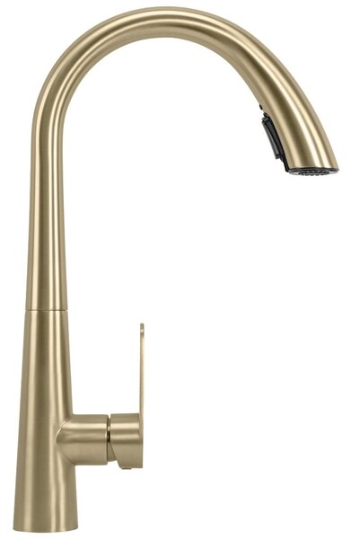 Baterie de bucătărie REA Ross BRUSH GOLD