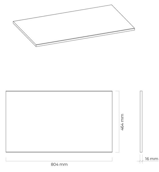 Oltens Vernal blat 80.4x46.4 cm alb 63005000