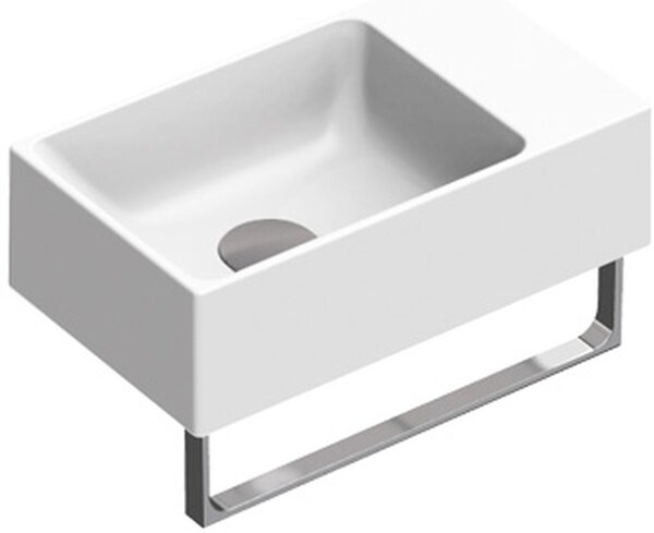 Catalano Verso lavoar 40x23 cm dreptunghiular clasică alb luciu 0220410001