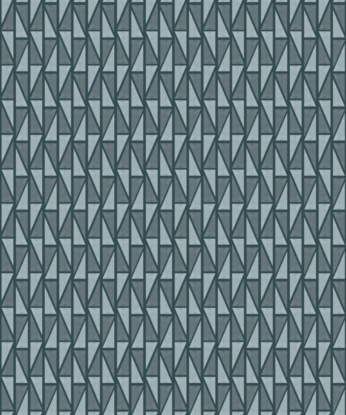 Tapet Lattice de culoare verde-albastru închis cu grinzi dense încrucișate, Tapet abstract, a00902v1 : Uwalls.ro