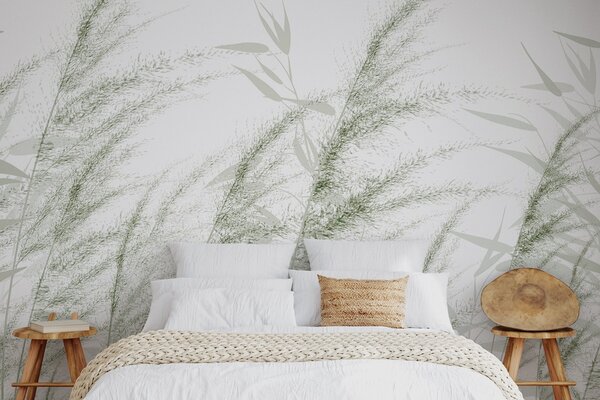 Tapet Pampas și iarbă uscată, Fototapet Natură, w04863v2 : Uwalls.ro