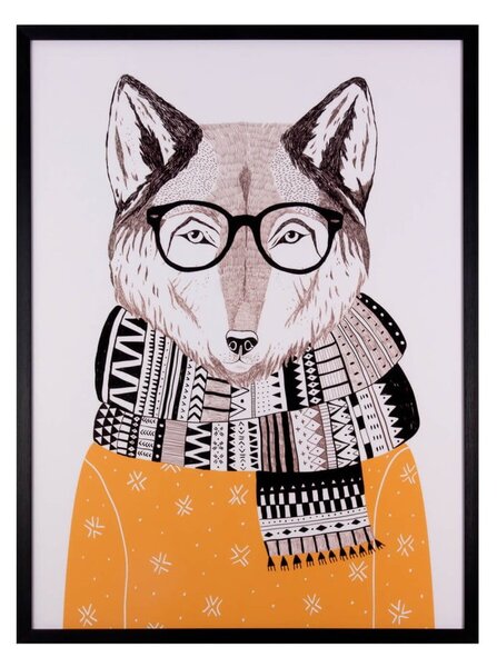 Tablou Sømcasa Wolf, 60 x 80 cm