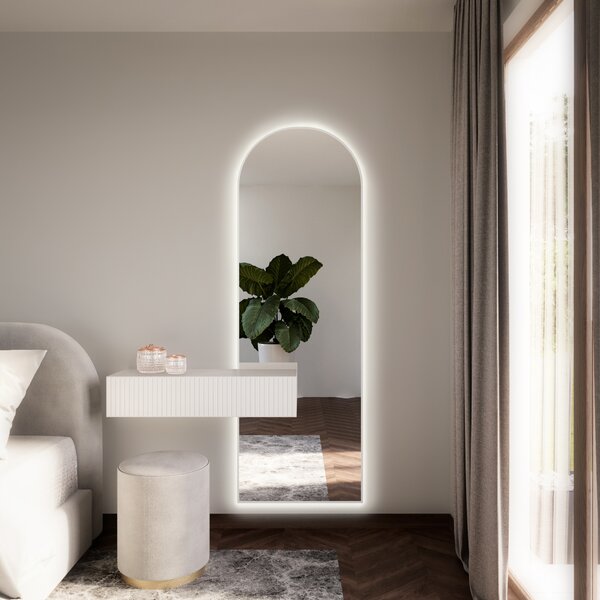 Baltica Design Tiny Border Pastille Cut oglindă 60x140 cm cu iluminare alb 5904107929903