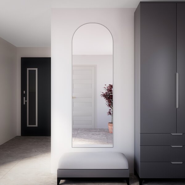 Baltica Design Tiny Border Pastille Cut oglindă 50x90 cm argint 5904107924816