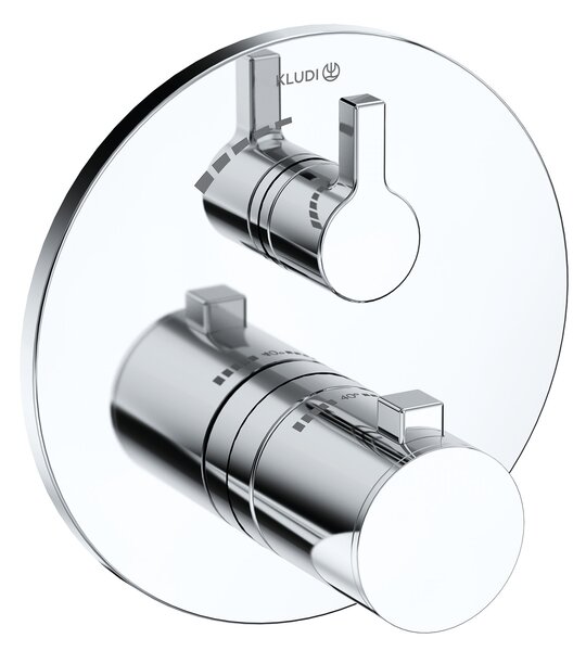 Kludi Nova Fonte Puristic baterie de duș ascuns cu termostat crom 208850515