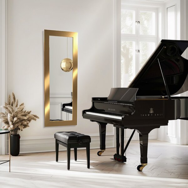 Styler Jyvaskyla oglindă 56x148 cm dreptunghiular auriu LU-12406