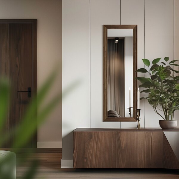 Styler Wave oglindă 50x142 cm dreptunghiular lemn LU-12430