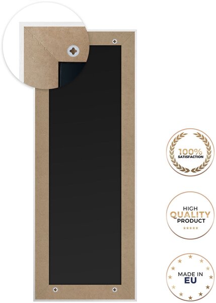 Styler Jyvaskyla oglindă 56x148 cm dreptunghiular alb LU-12405