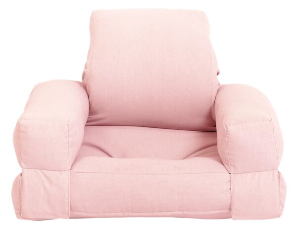 Fotoliu de relaxare pentru copii roz Mini Hippo - Karup Design