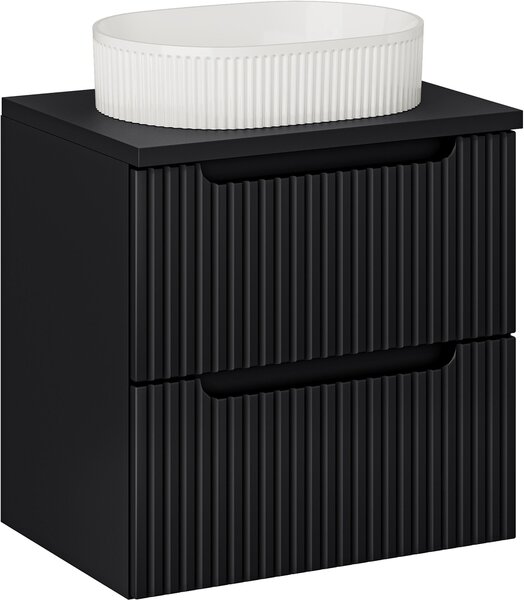 Set dulap Comad Nova Black NOVA BLACK D2 82-60-2S, lavoar Comad Beyond BEYOND 5 WHITE ( E-6564 ), NOVA BLACK B 89-60
