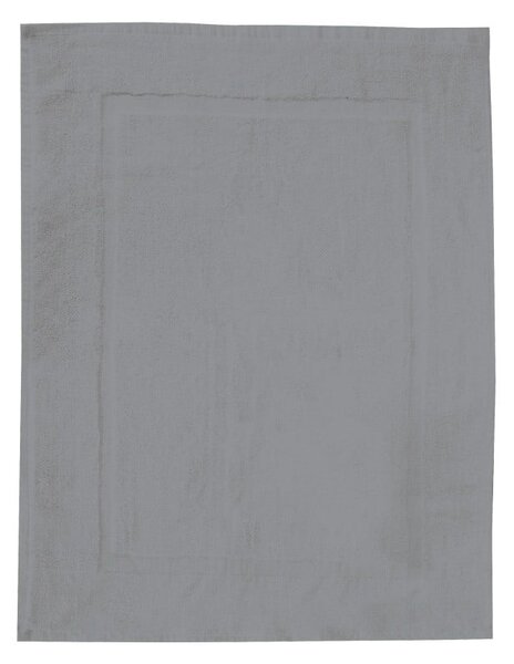 Covor baie din bumbac Wenko, 50 x 70 cm, gri