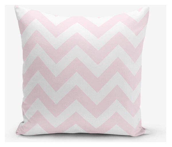 Față de pernă Minimalist Cushion Covers Stripes, 45 x 45 cm, roz