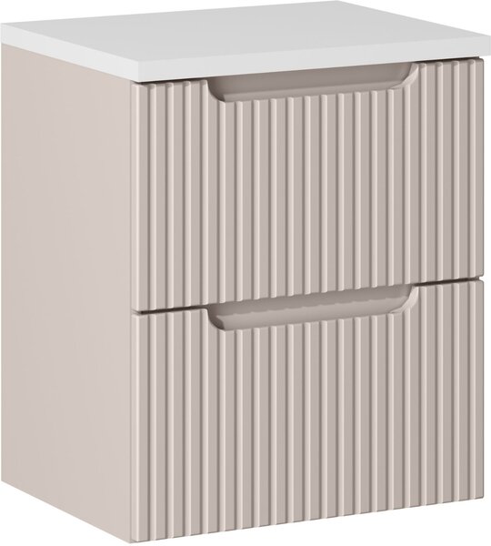 Set dulap Comad Nova Cashmere NOVACASHMERE 82-50-2S, blat Comad Nova White NOVA WHITE 89-50
