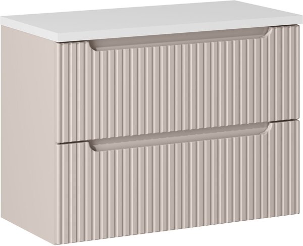 Set dulap Comad Nova Cashmere NOVA CASHMERE 82-80-2S, blat Comad Nova White NOVA WHITE 89-80