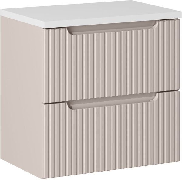Set dulap Comad Nova Cashmere NOVA CASHMERE 82-60-2S, blat Comad Nova White NOVA WHITE 89-60