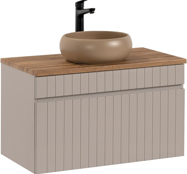 Set dulap Comad Iconic Cashmere ICONIC CASHMERE 82-80-D-1S, lavoar Comad Wiki UN-WIKI-MC, BLAT 89-80-A OAK COAST EVOKE