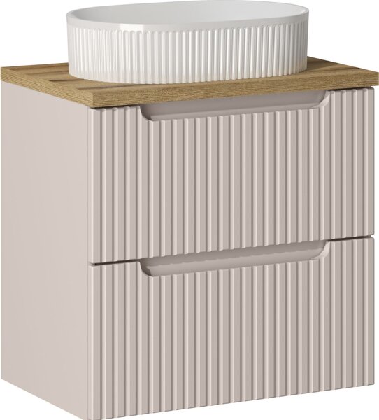 Set dulap Comad Nova Cashmere NOVA CASHMERE 82-60-2S, lavoar Comad Beyond BEYOND 5 WHITE ( E-6564 ), NOVA OAK A 89-60