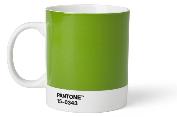 Cană verde din ceramică 375 ml Green 15-0343 – Pantone