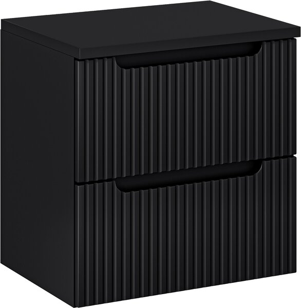 Set dulap Comad Nova Black NOVA BLACK D2 82-60-2S, blat Comad Nova Black NOVA BLACK B 89-60