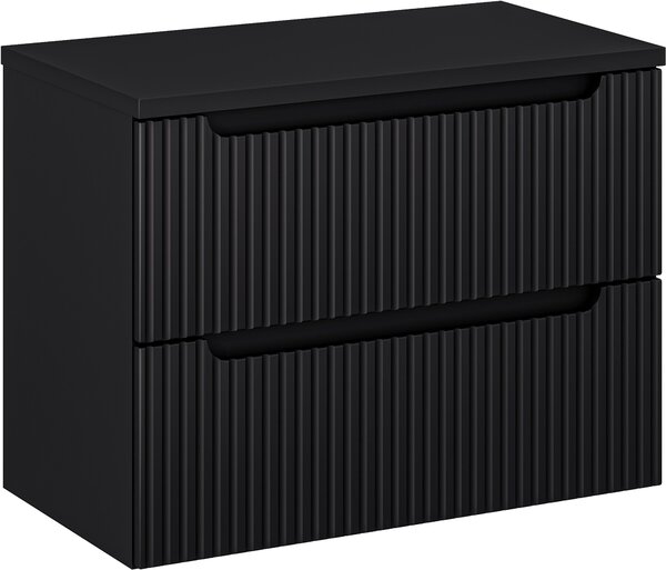 Set dulap Comad Nova Black NOVA BLACK D2 82-80-2S, blat Comad Nova Black NOVA BLACK B 89-80