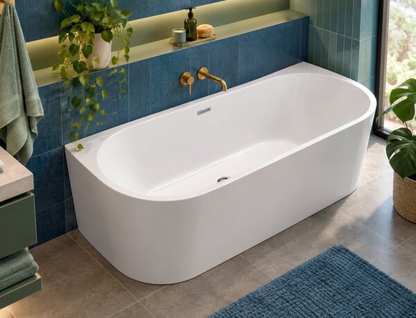 Cada freestanding Bianca, 170 cm