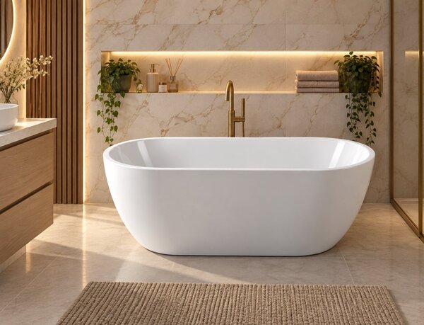 Cada freestanding Aurelia, 150 cm
