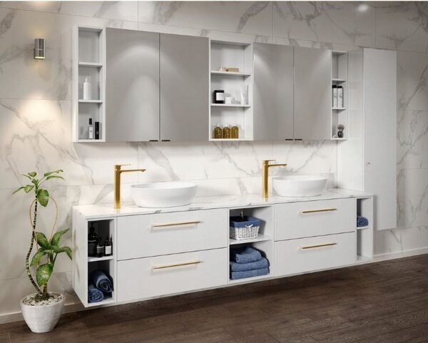 Cersanit Larga, maner design pentru dulap, auriu, S599-0144