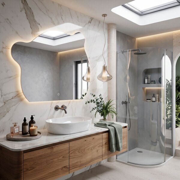 Oglindă de perete LED YH-BL-3 70x85cm