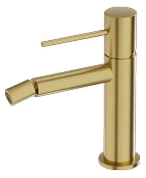 Set vas WC și bideu suspendat alb, Fluminia, Clementina, baterie LaVita, Verdi, fără ventil, brushed gold
