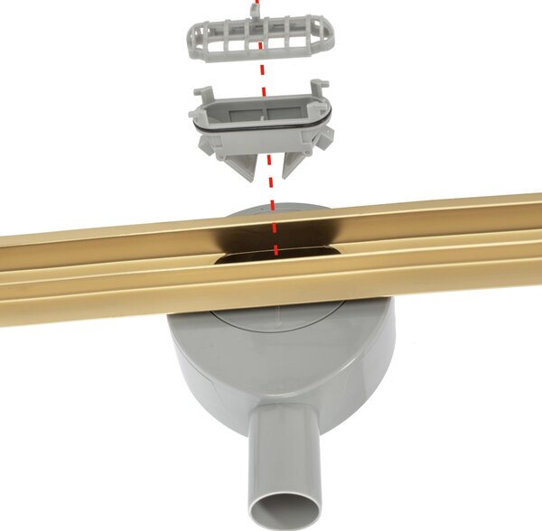 Rigola dus Rea Neo Slim Mirror Gold Pro 90