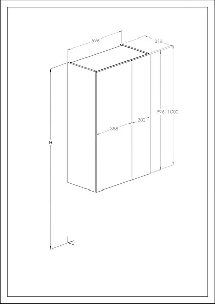Roca Extra dulap 59.6x31.6x100 cm verde A857961534