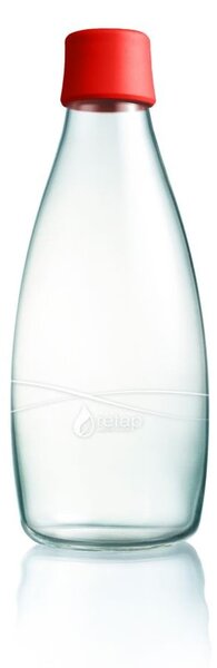 Sticlă ReTap, 800 ml, roșu