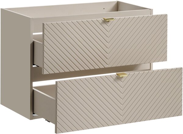 Comad Viva Cashmere dulap 80x39x57 cm sub chiuveta pe perete bej VIVA CASHMERE 82-80-2S