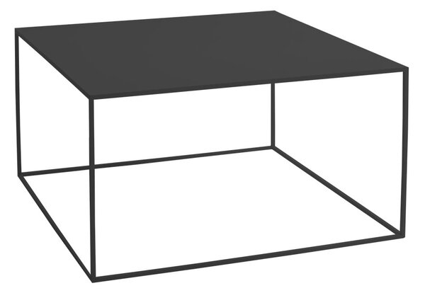 Masă de cafea CustomForm Tensio, 80 x 80 cm, negru