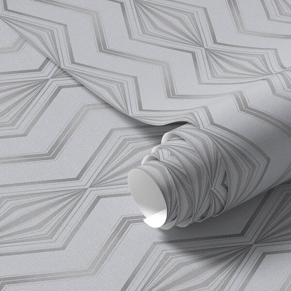 Tapet Model geometric cu romburi gri deschis, Tapet abstract, a00973v2 : Uwalls.ro