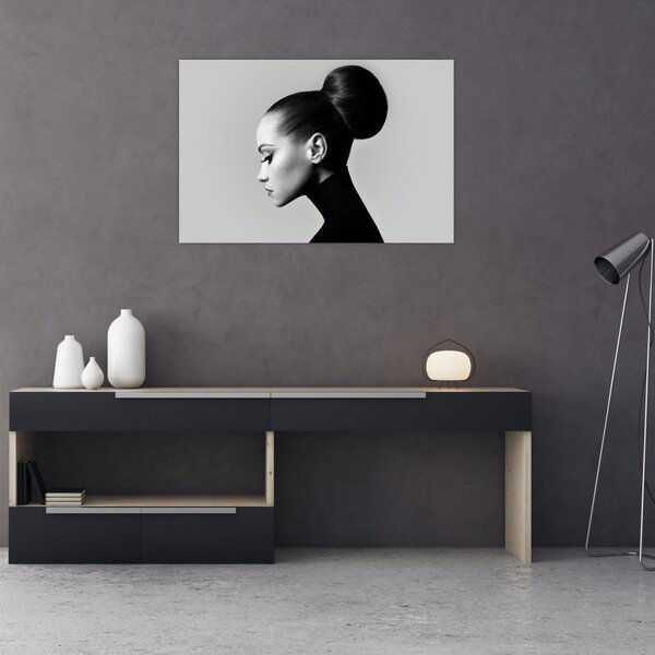 Tablou - Profilui femeii frumoase (90x60 cm)