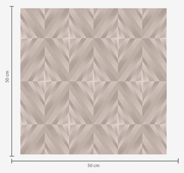 Tapet Pătrate geometrice cu săgeți în nuanțe calde de bej, Tapet abstract, a00982 : Uwalls.ro