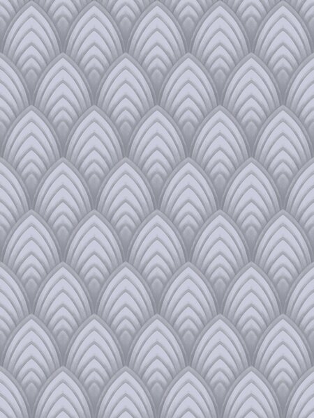 Tapet Arce volumetrice asemănătoare scalei de gri, cu un gradient ușor, Tapet abstract, a00989 : Uwalls.ro
