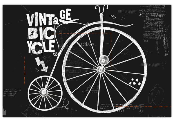 Tablou - Velociped (90x60 cm)