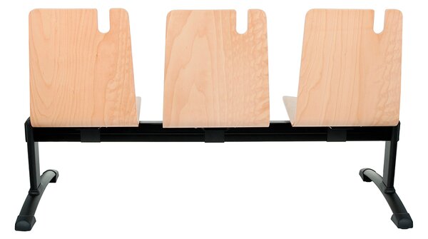 Bancă Falun Wood Black cu 2-5 locuri