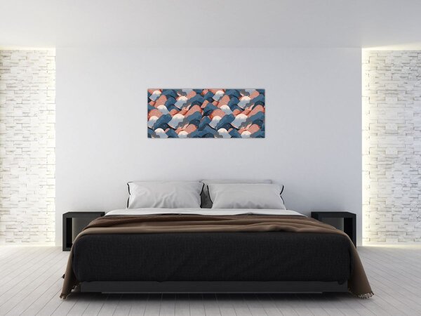 Tablou - Valuri și dealuri (120x50 cm)