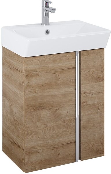 Elita Skye lavoar cu dulap 50.5 cm stejar RE020500127050