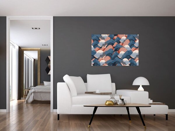 Tablou - Valuri și dealuri (90x60 cm)