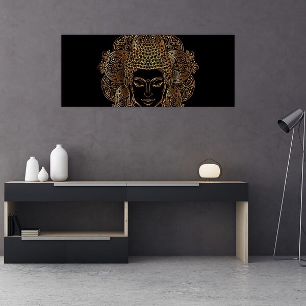 Tablou - Buddha auriu (120x50 cm)