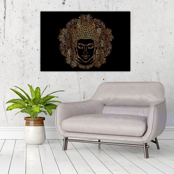 Tablou - Buddha auriu (90x60 cm)