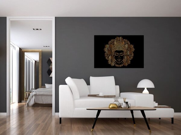 Tablou - Buddha auriu (90x60 cm)