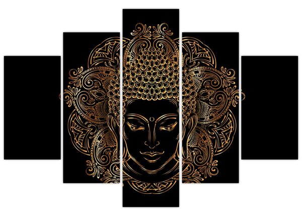 Tablou - Buddha auriu (150x105 cm)