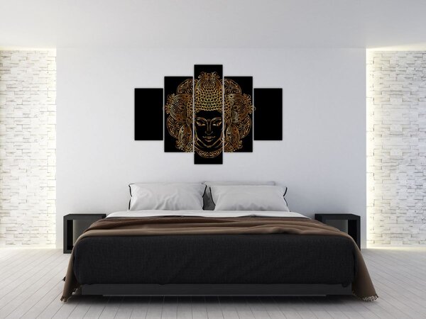 Tablou - Buddha auriu (150x105 cm)
